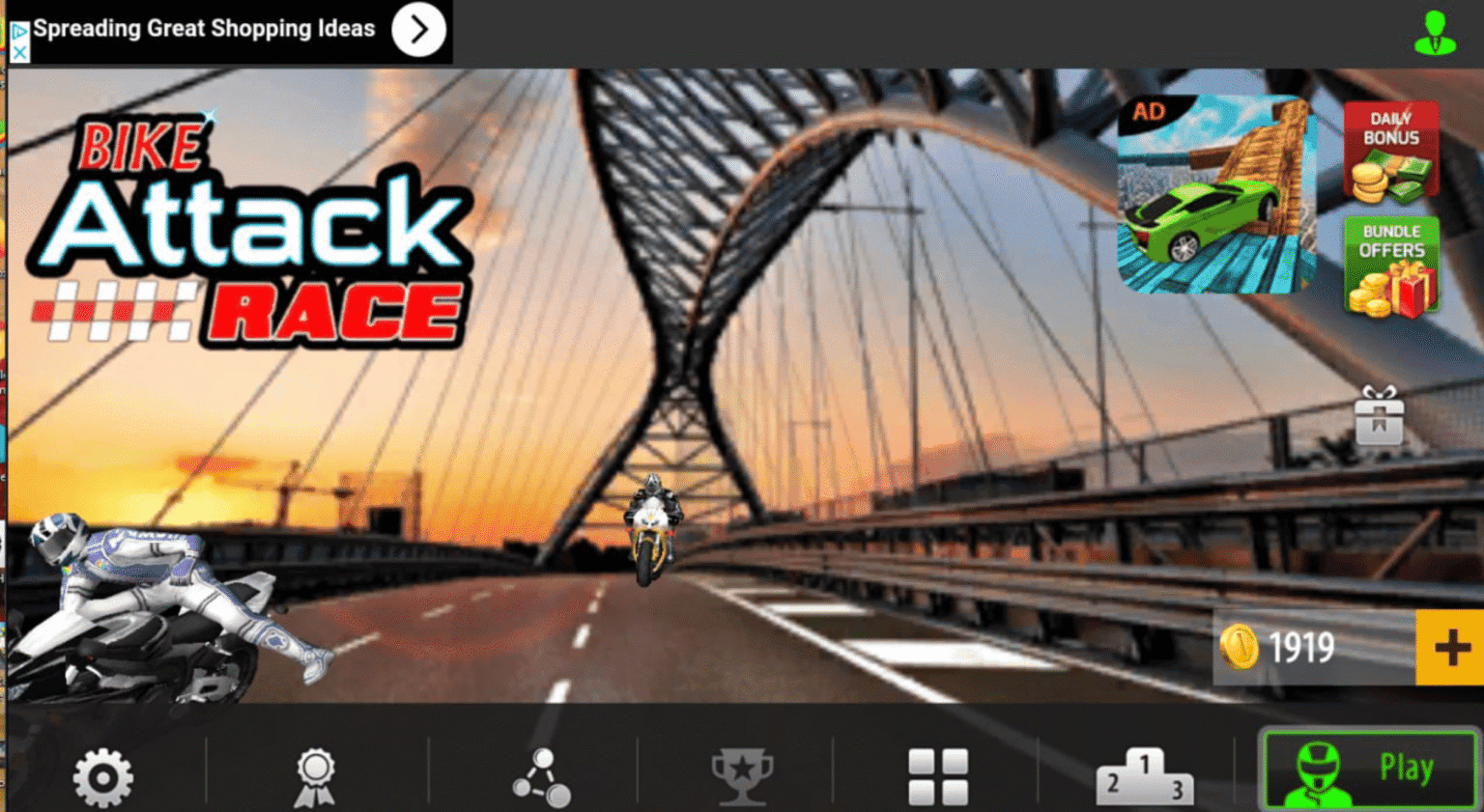 Bike Attack Race: Highway Tricky Stunt Rider Unity Source Code
