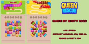 Queen Rescue Dragon Puzzle Unity Source Code Free Download Android iOS