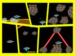 Mission to Mars UFO Landing Unity Source Code Free Download